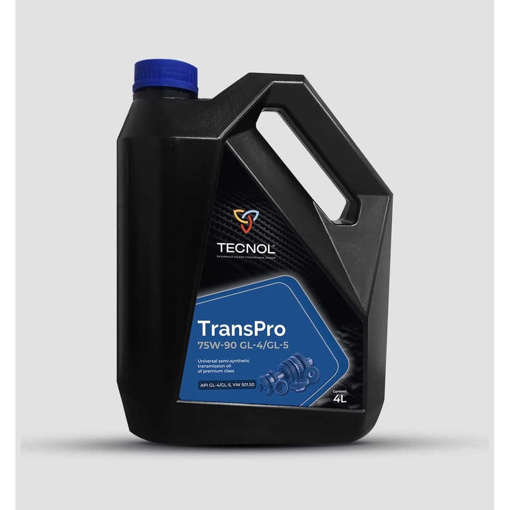 Полусинтетическое трансмиссионное масло высочайшего класса TECNOL TransPro 75w90 GL-4/GL-5 394103-004