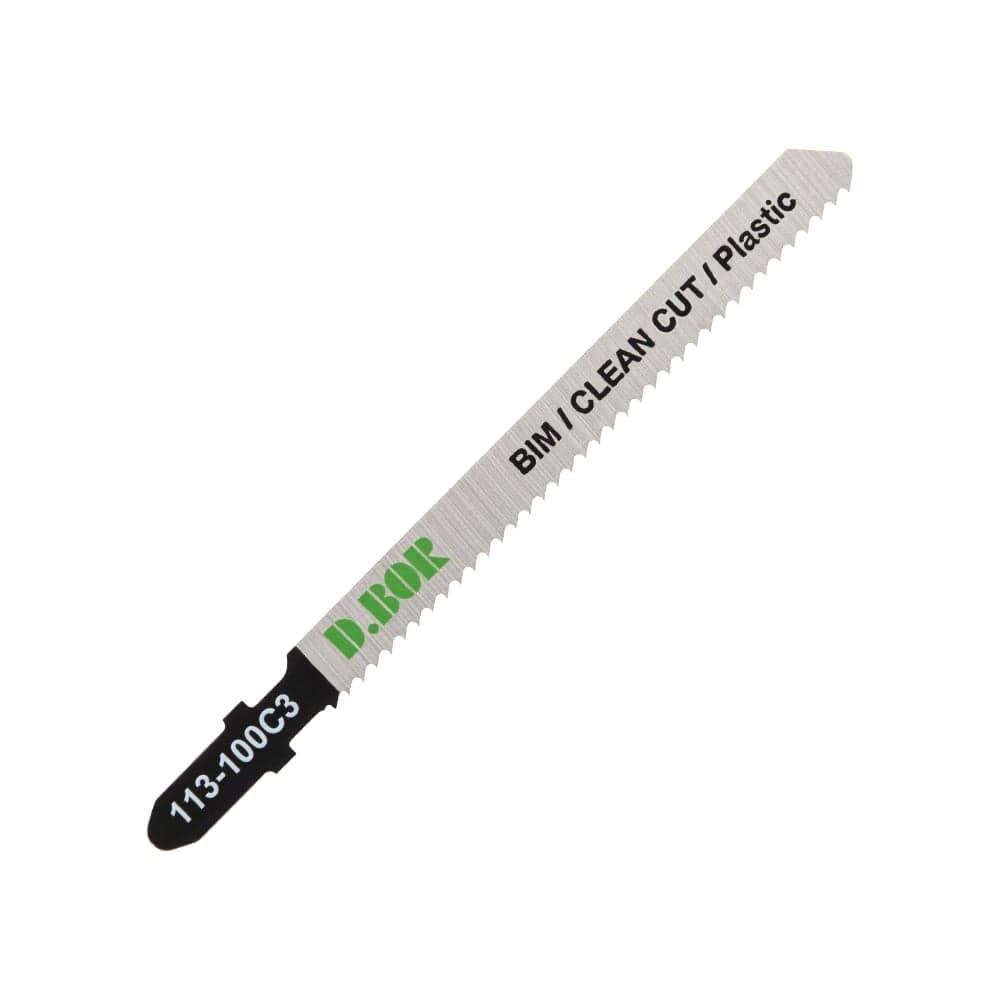 Пилки по пластику D.BOR 75/100х2 мм BIM / CLEAN CUT / Plastic (2 шт) D-113-100C3-02