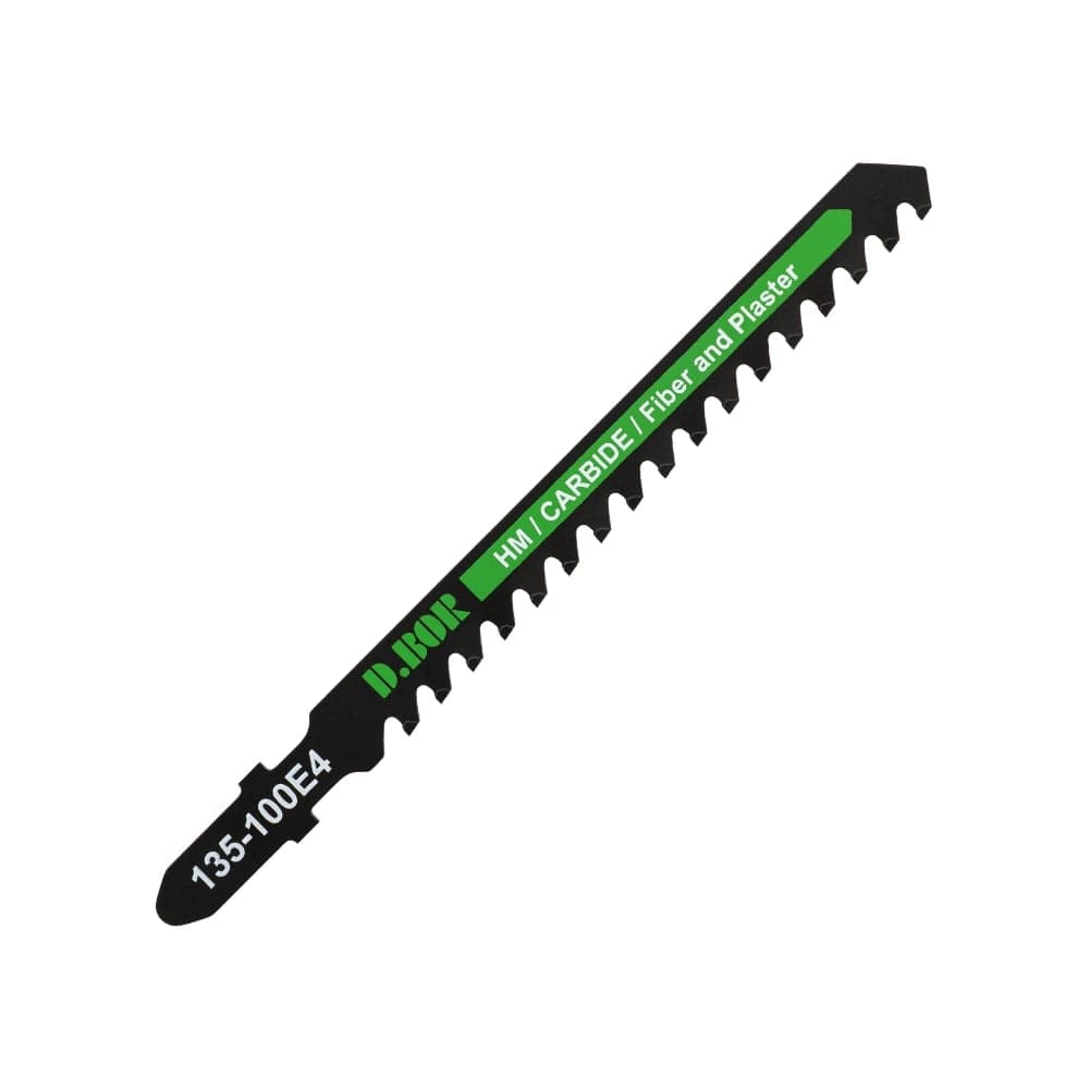 Пилка по абразивному материалу D.BOR 75/100х4 мм HM / CARBIDE / Fiber and Plaster (1 шт) D-135-100E4-01