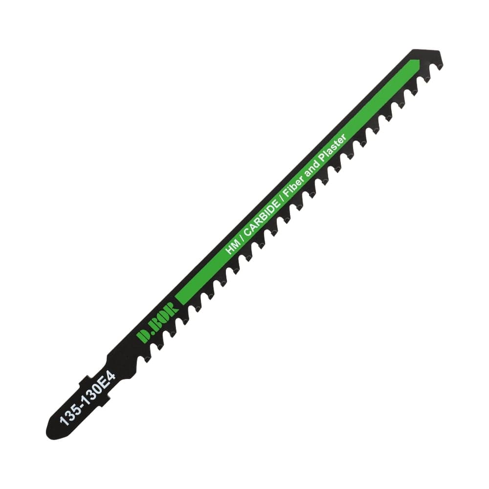 Пилка по абразивному материалу D.BOR 105/130х4 мм HM / CARBIDE / Fiber and Plaster (1 шт) D-135-130E4-01