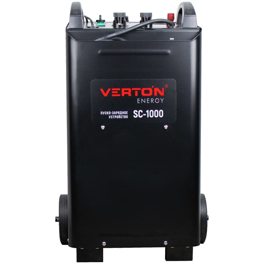 Пускозарядное устройство VERTON Energy SC-1000 ДУ 380/50В/Гц,12/24В,20-1300Ач, ток зар/зап 100А/1000А 01.12780.17930