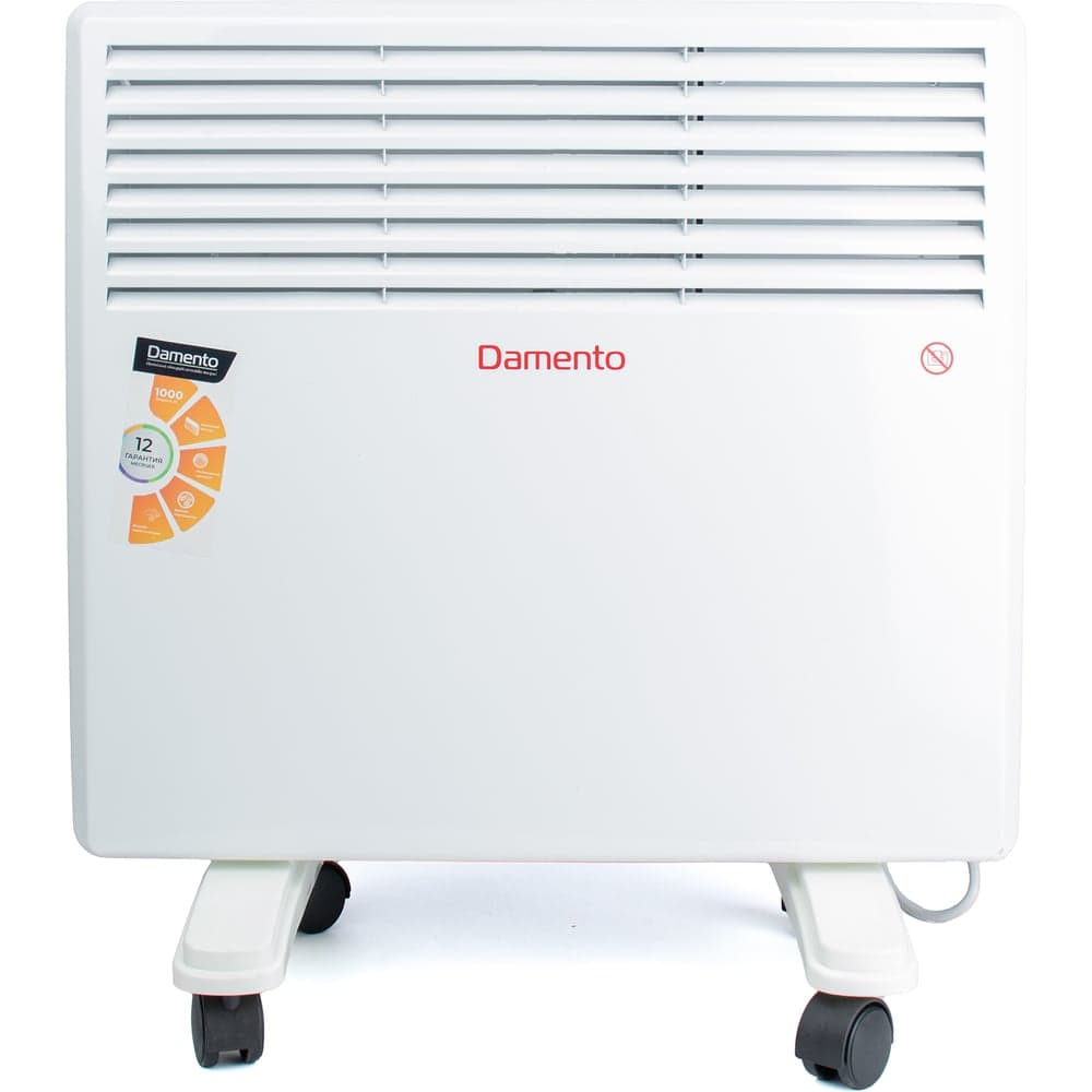 Конвектор электрический Damento CE-1000, нагревательный элемент X-HEAT, мощность 1000 Вт (1/39) 013453