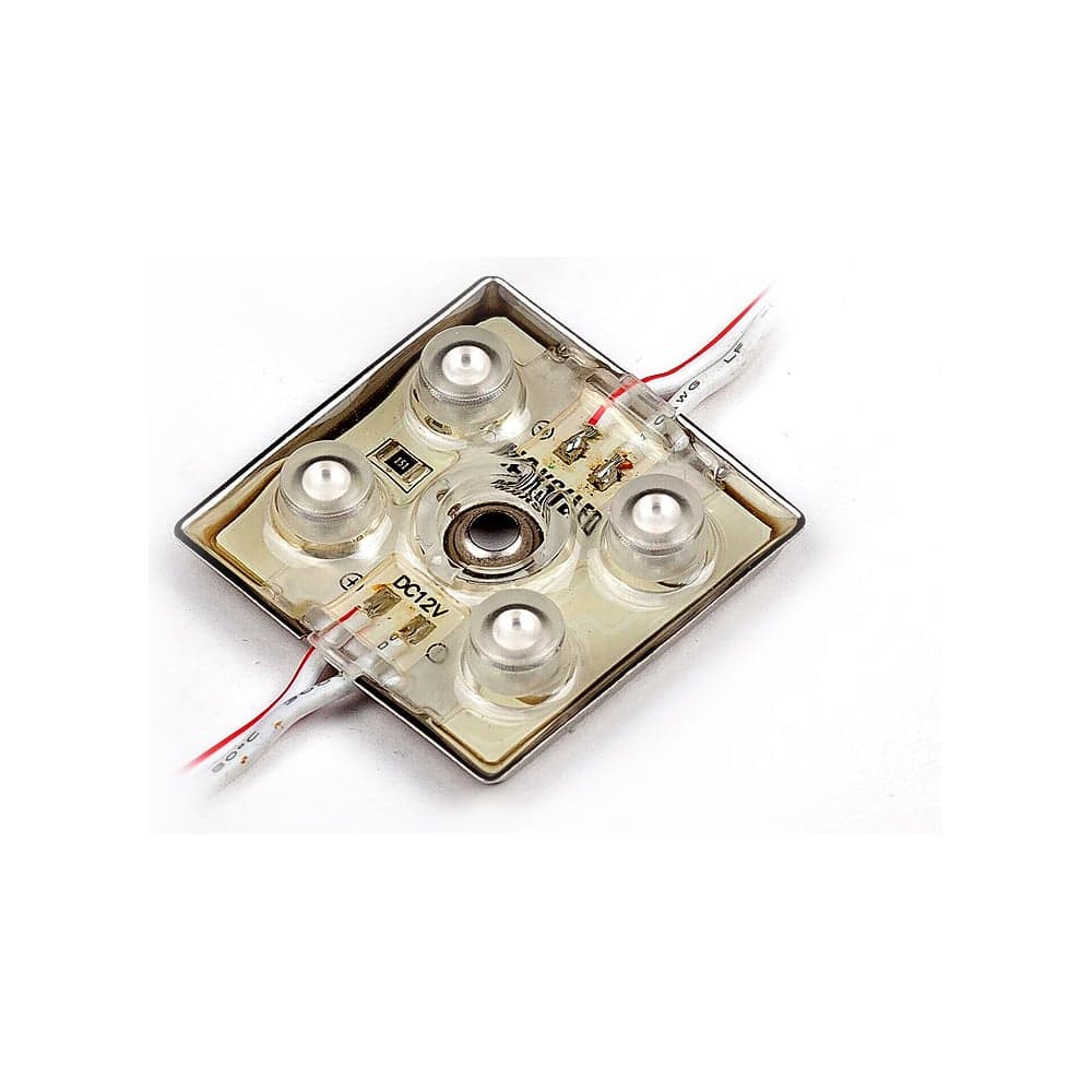 Светодиодный модуль MAKSILED 40 шт, 0.72 Вт, 12 В, IP67, 4smd 2835, 15лм, красный, ML-M4ER-L-2835-R