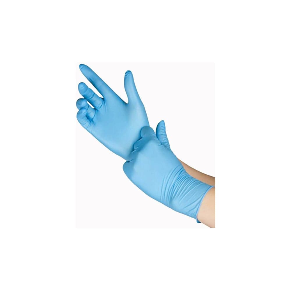 Нитриловые перчатки EcoLat голубые, 10 шт./уп., размер L 73035/L