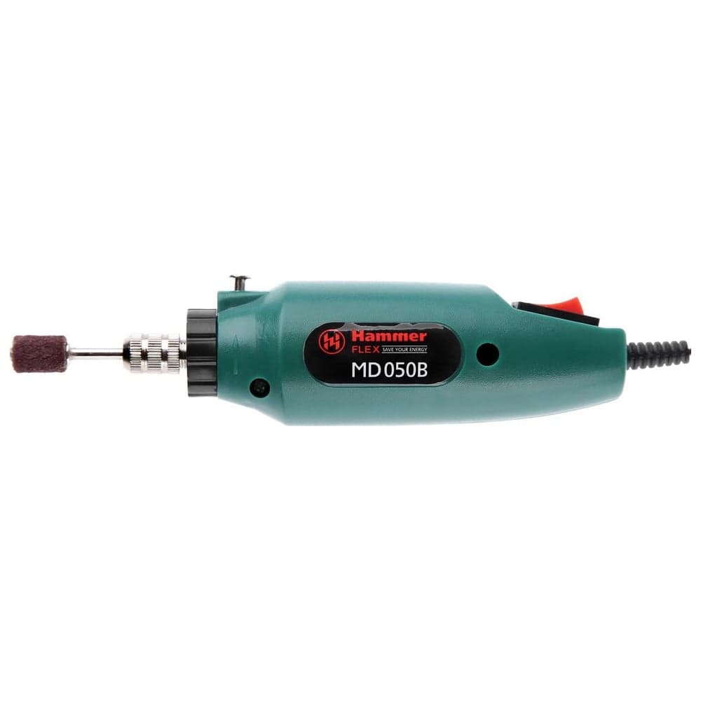 Мини-дрель Hammer Flex 12 В, 1-3.2 мм, 15000 об/мин, аксессуары 80 шт, в блистере MD050B