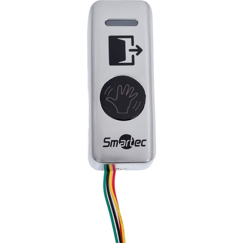 Кнопка ИК-бесконтактная Smartec ST-EX341LW металлическая, накладная, 2-х цветный СИД индикатор, НЗ/НР контакты, IP68 smkd0654