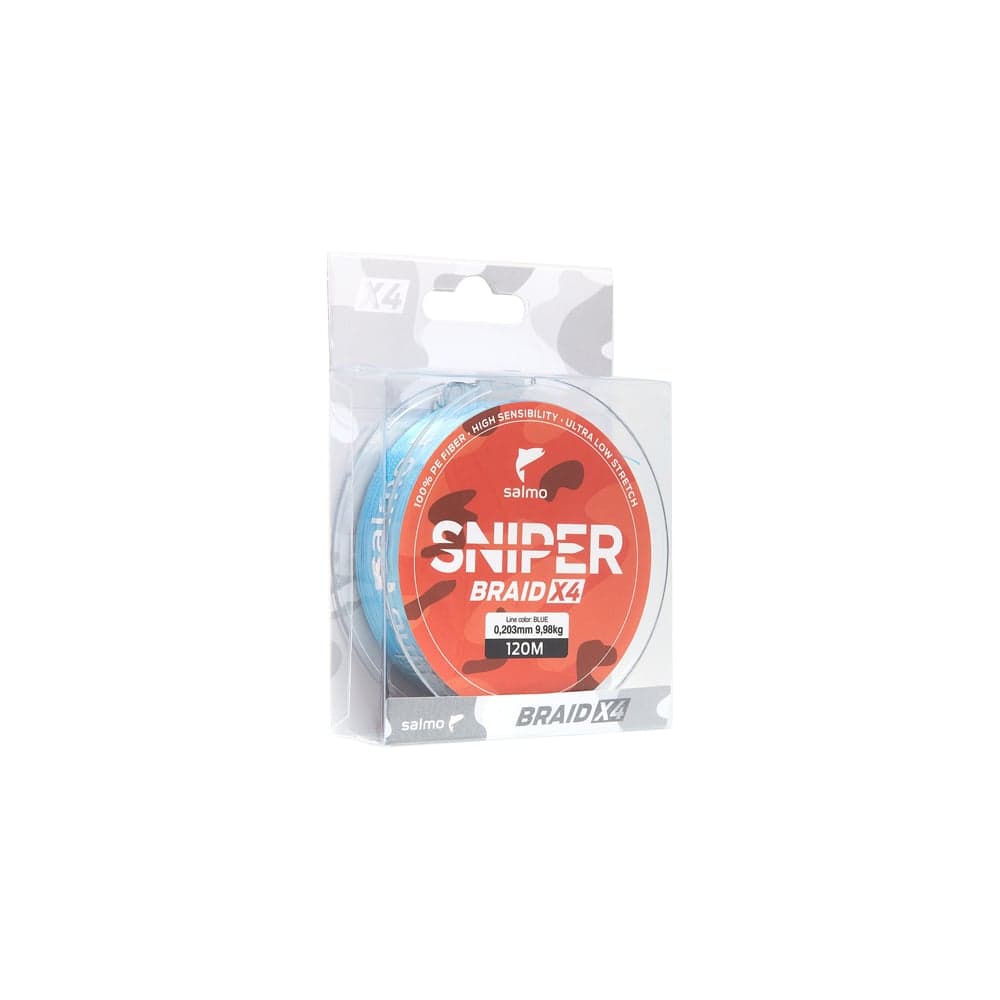 Плетеная леска SALMO Sniper BRAID Blue 091/023 4927-023