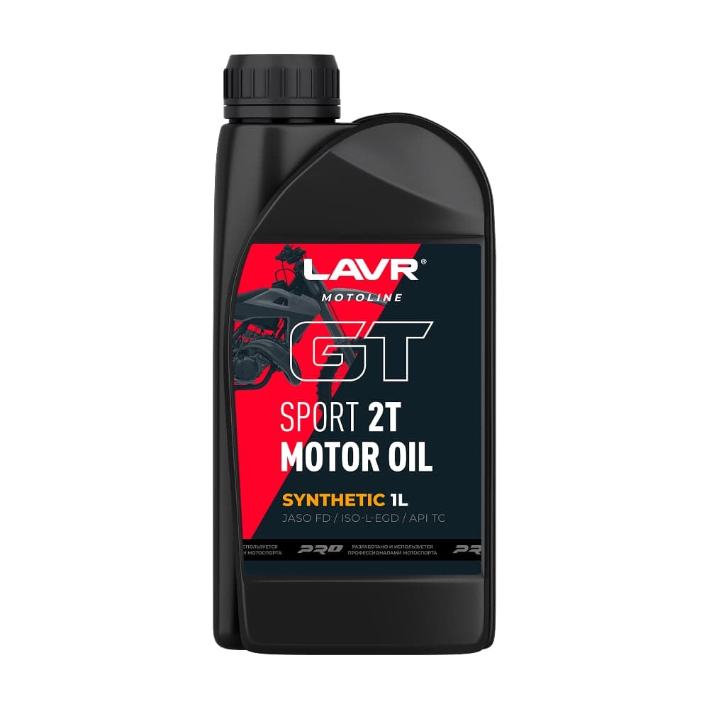 Моторное масло LAVR MOTO GT SPORT 2T, 1 л Ln7721