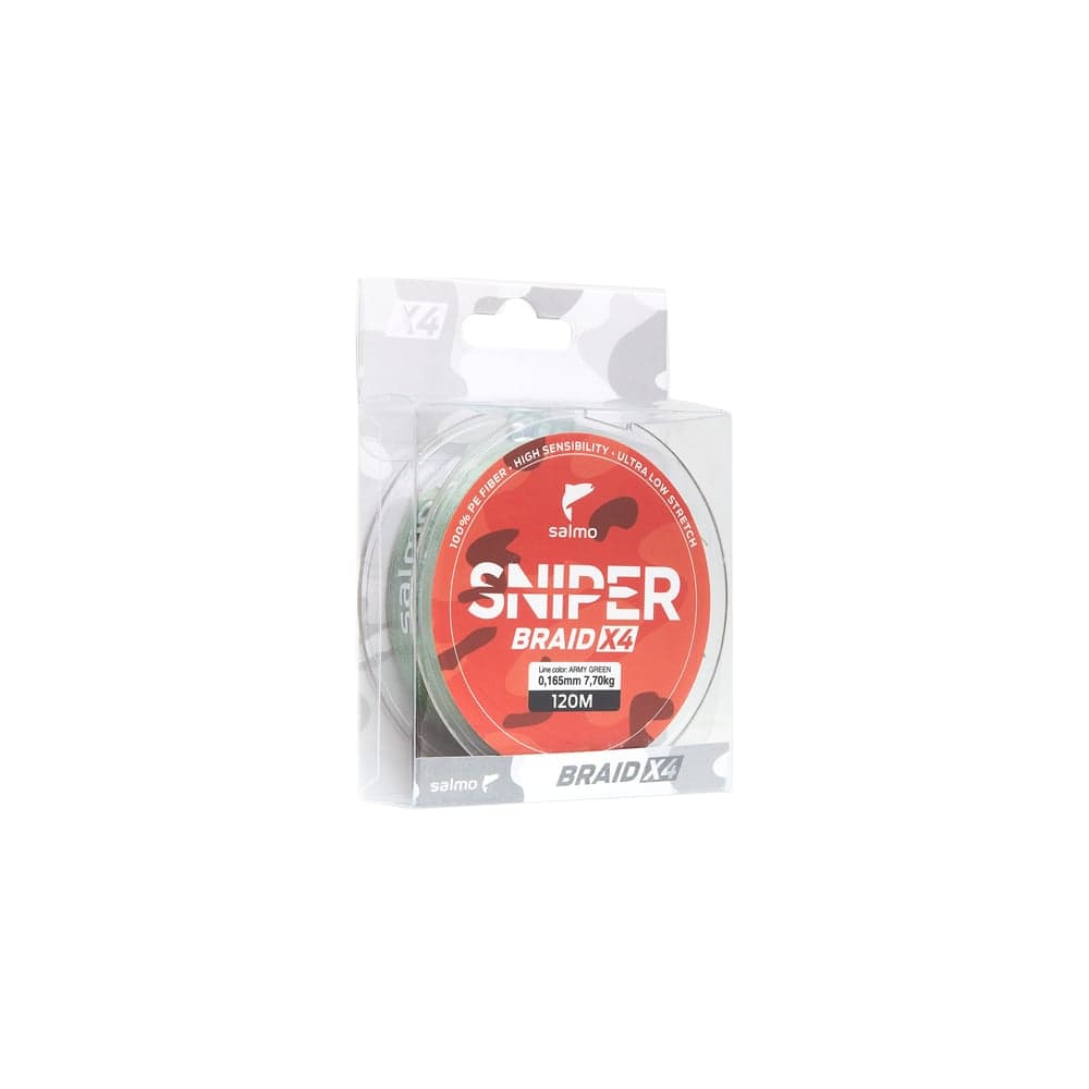 Плетеная леска SALMO Sniper BRAID Army Green 091/023 4928-023