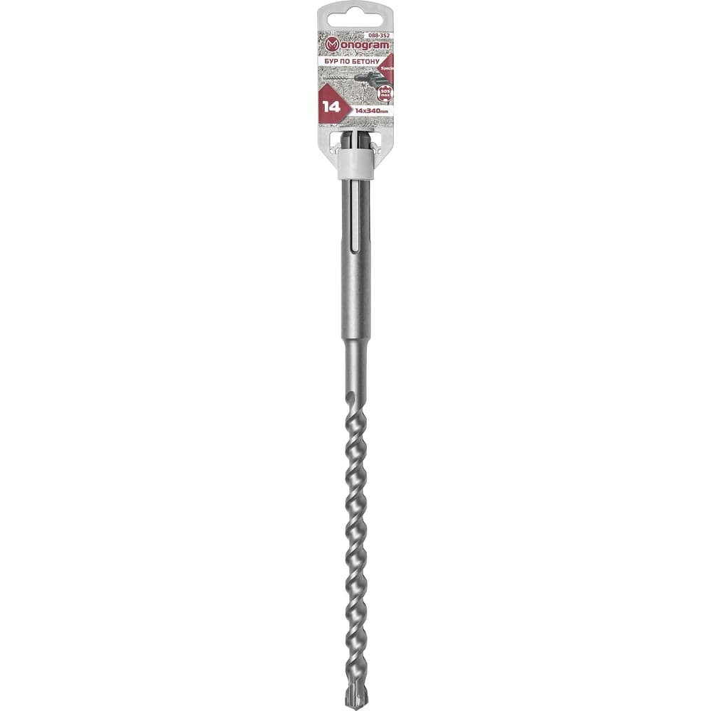 Бур по бетону Special (14x200х340 мм; SDS-max) Monogram 088-352