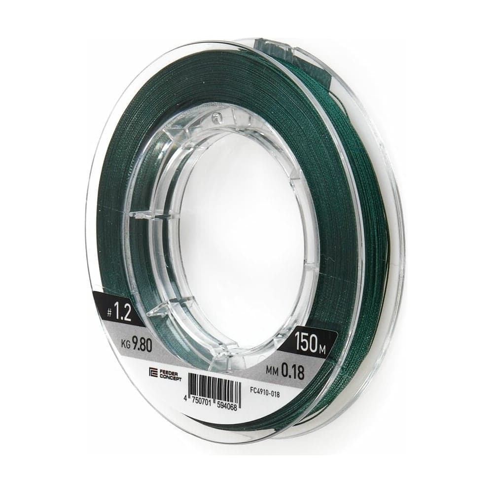 Плетеная леска FEEDER CONCEPT Distance х8 BRAID Dark Green 150/018 FC4910-018