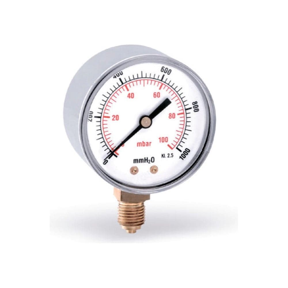 Манометр для газа вертикальный Watts100-1/2- 60мбар F+R260 10022247