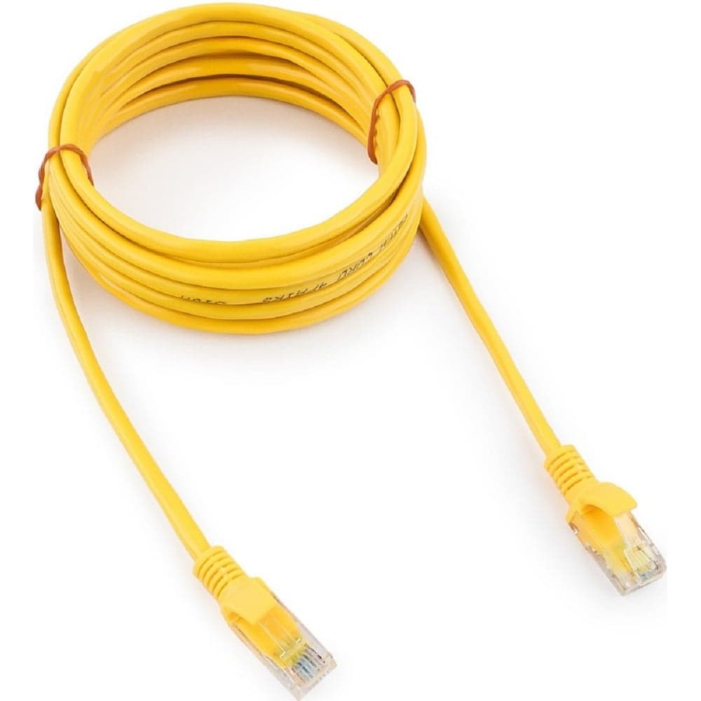 Коммутационный шнур патч-корд UTP RIPO Кабель для подключения интернета Cat5E, RJ45, 1 m 003-300022