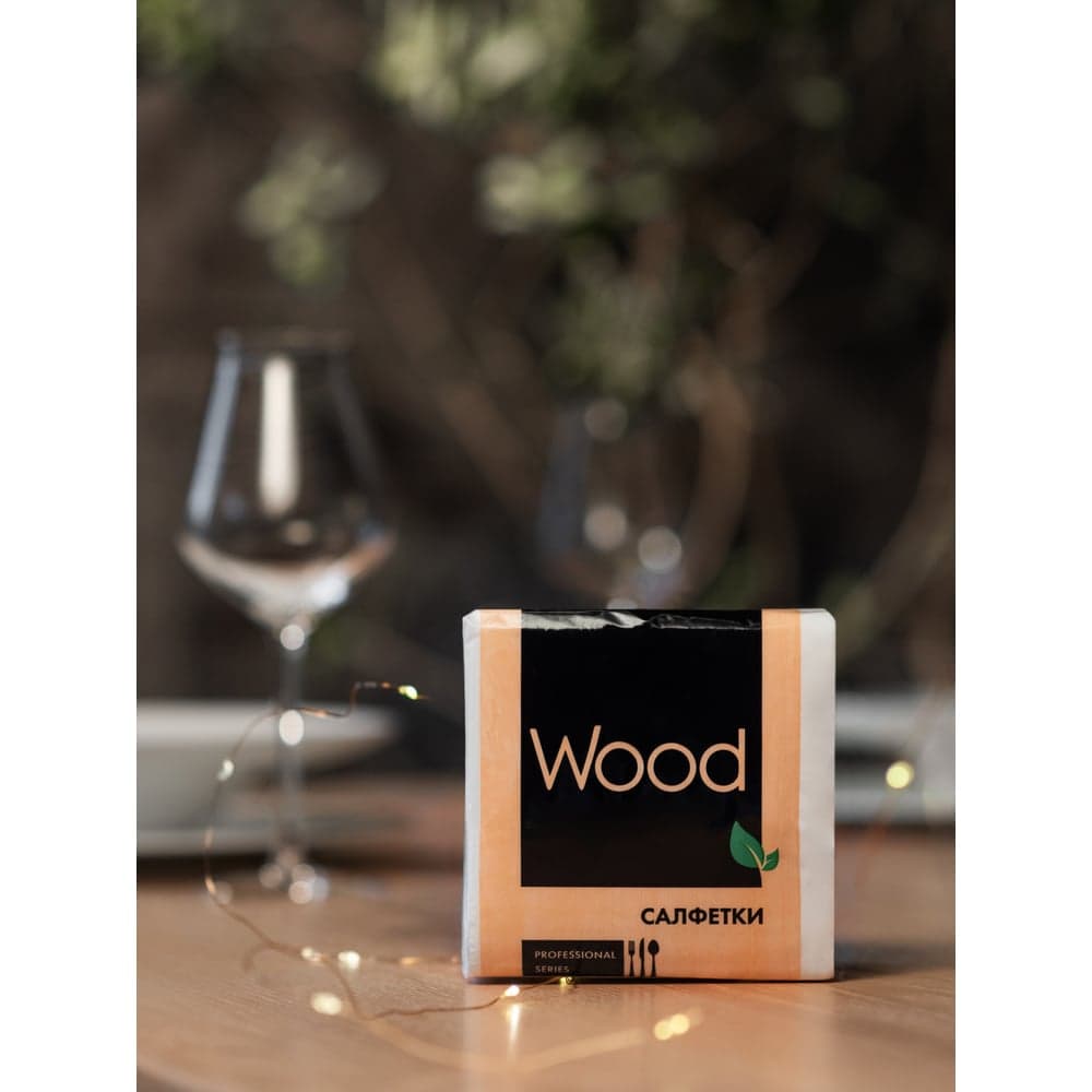 Салфетка бумажная WOOD 70 листов 4612754820115