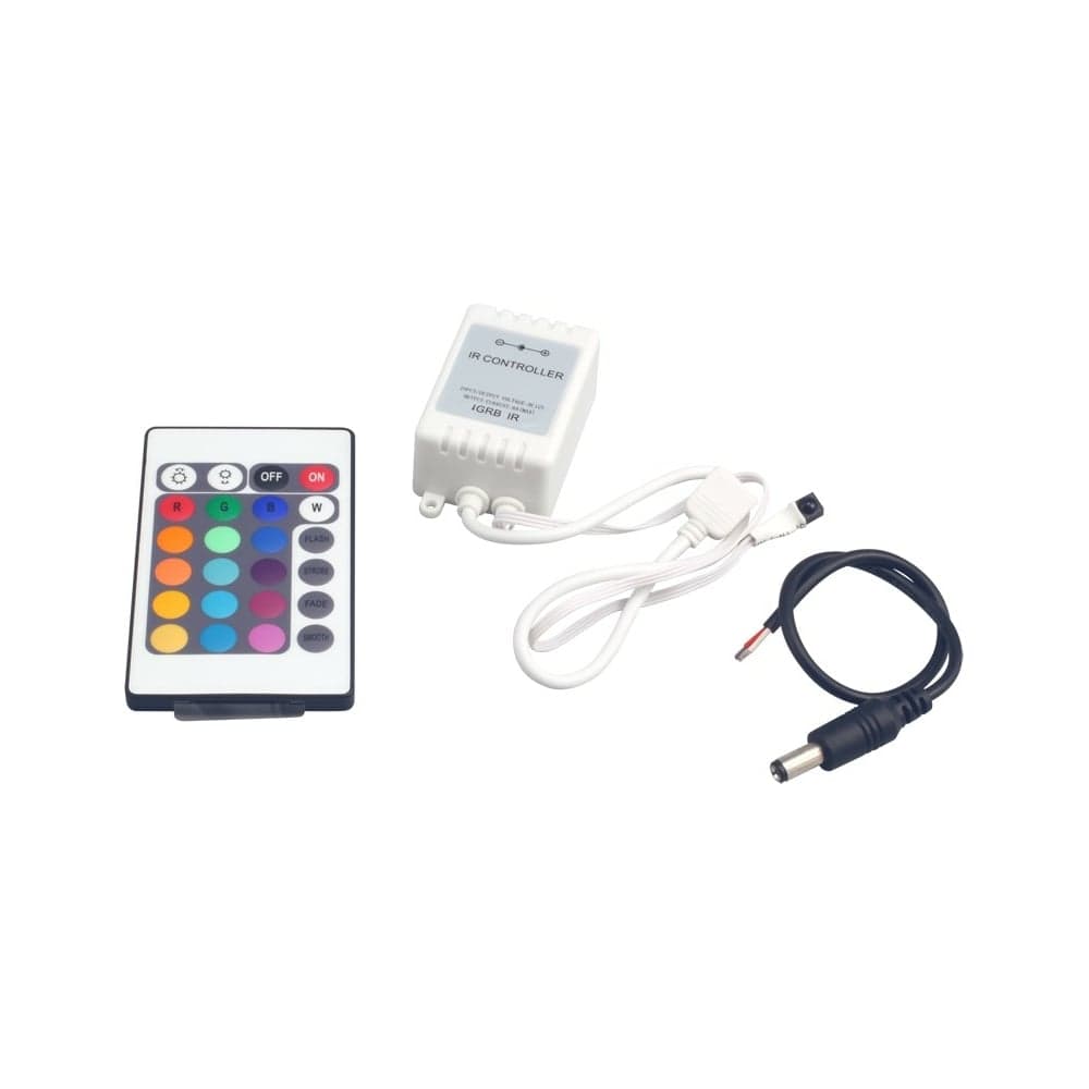 Контроллер Jazzway RGB ZC-1000RC 12V 3x2А = 72w (IR) тип пульта кнопочный 3327385