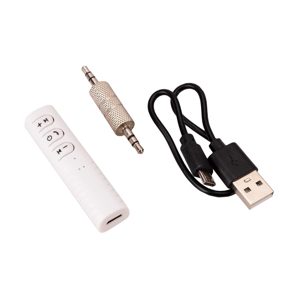 Адаптер AurA AUX разъём Mini 3,5mm jack, цвет белый ABT-902W