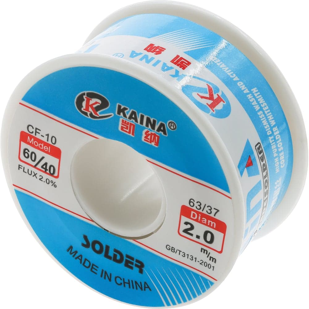 Припой оловянно-свинцовый KAINA 60/40 100г/2.0мм PKAI2MM