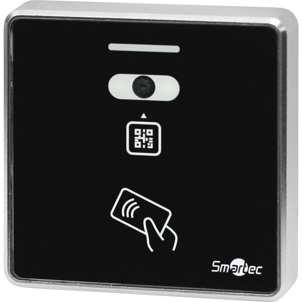 Считыватель QR-кода и MIFARE карт Smartec ST-PR144QMF-BK, интерфейс Wiegand, QR-код 5-20 см, карта 3-6 см smkd0721