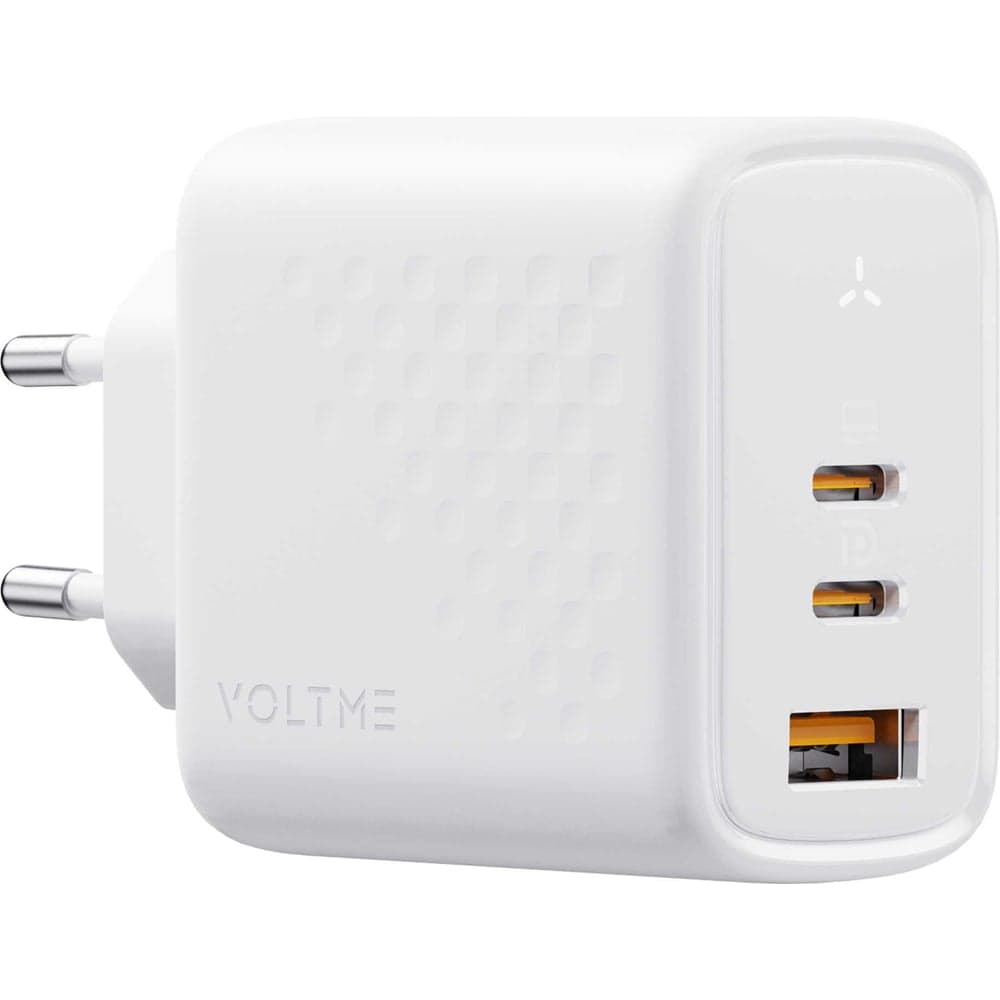 СЗУ VOLTME Revo 67CCA USB-C+USB-С+USB-A, GaN, 67W, PD3.0, QC4.0+, белый V1101V1