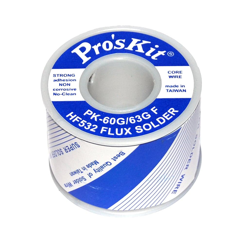 Припой PK-60G06F Pro'sKit 0.6мм 0.25кг Sn60/Pb40 (HF532 флюс безотм. RMA) С00040293
