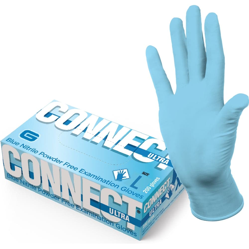 Перчатки CONNECT ULTRA нитриловые неопудренные 200 шт, размер L CT0000005308