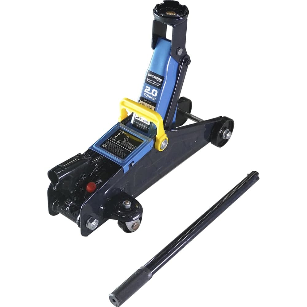 Домкрат подкатной Optimus 2т, 130-330 OPT-T60101