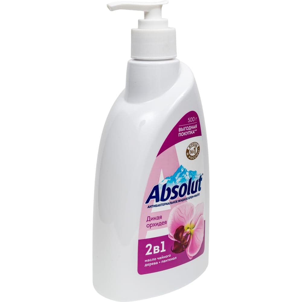 Жидкое мыло Absolut 2в1 дикая орхидея, 500 г 5286