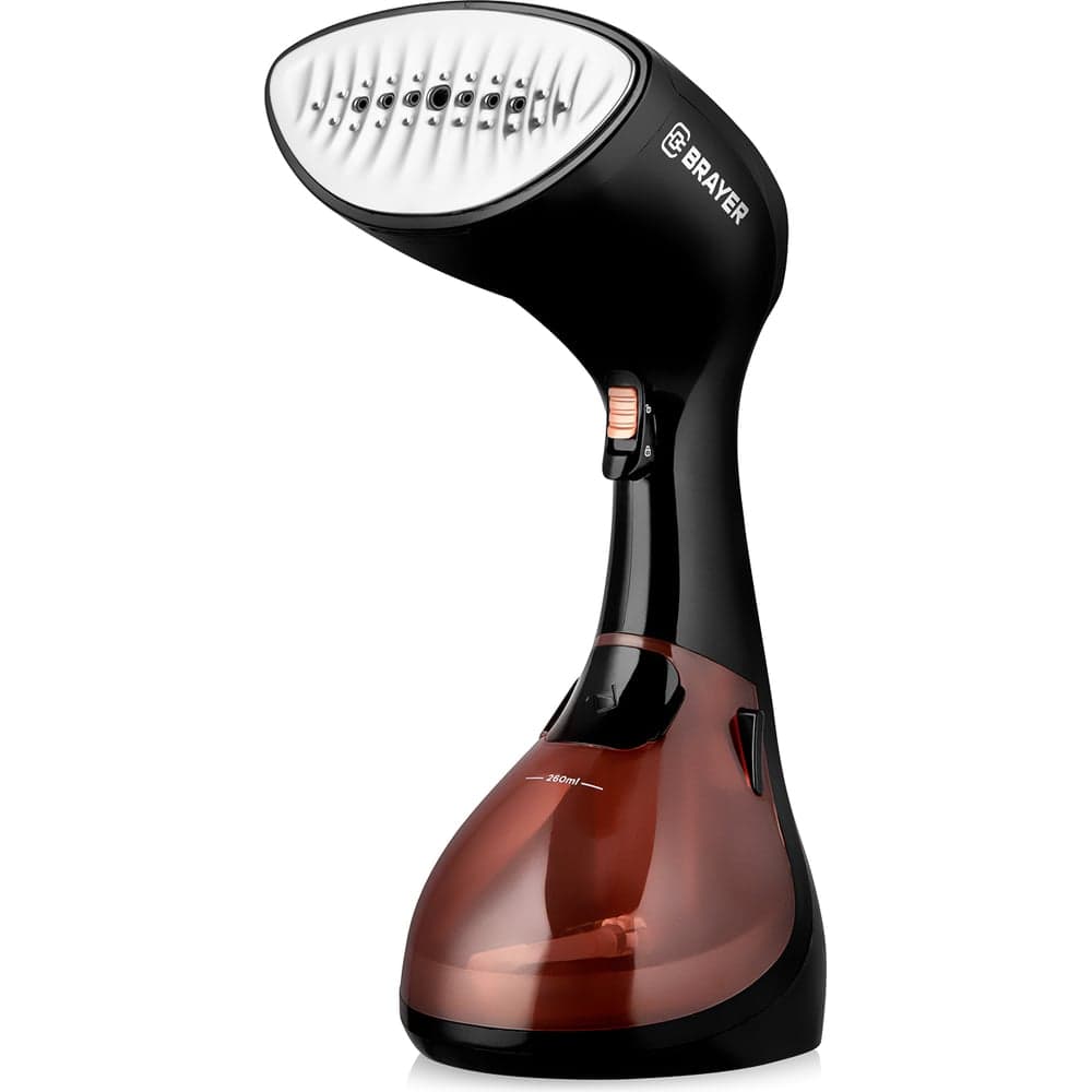 Ручной отпариватель BRAYER 4127BR 1500 Вт, пар 25 г/мин, съем.щетка, фиксация пара, 180 мл BR4127