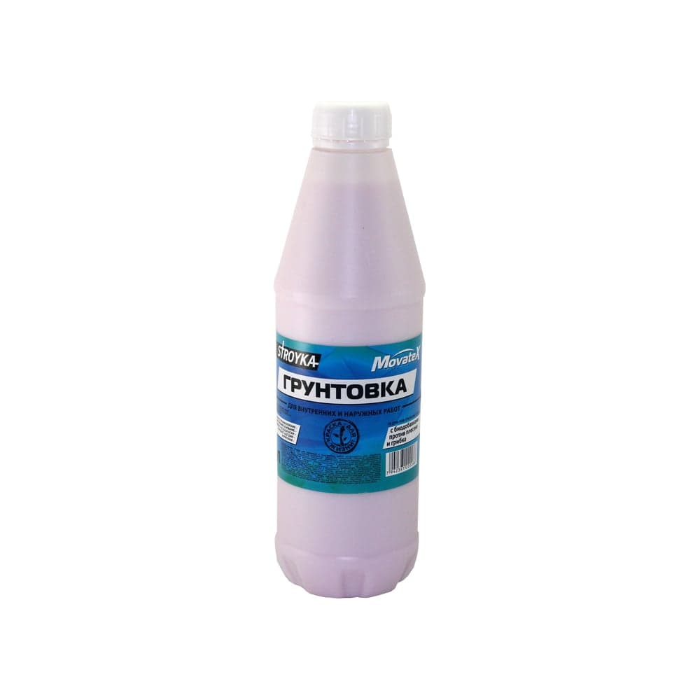 Грунт Movatex Stroyka для наружных и внутренних работ, 1 л Т31706
