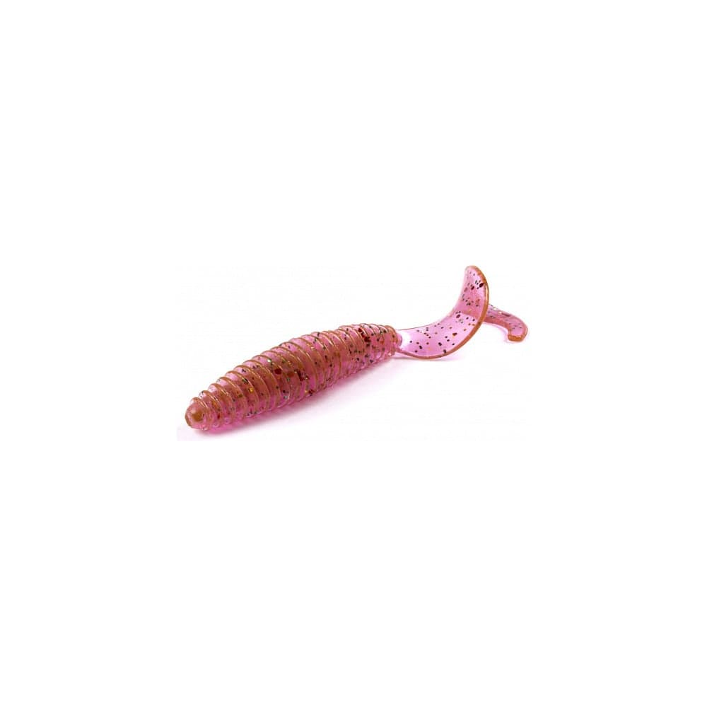 Твистеры съедобные искусственные Lucky John LJ Pro Series ULTRAWORM CURLY 3,0in (07.62)/S14 7шт 140213-S14