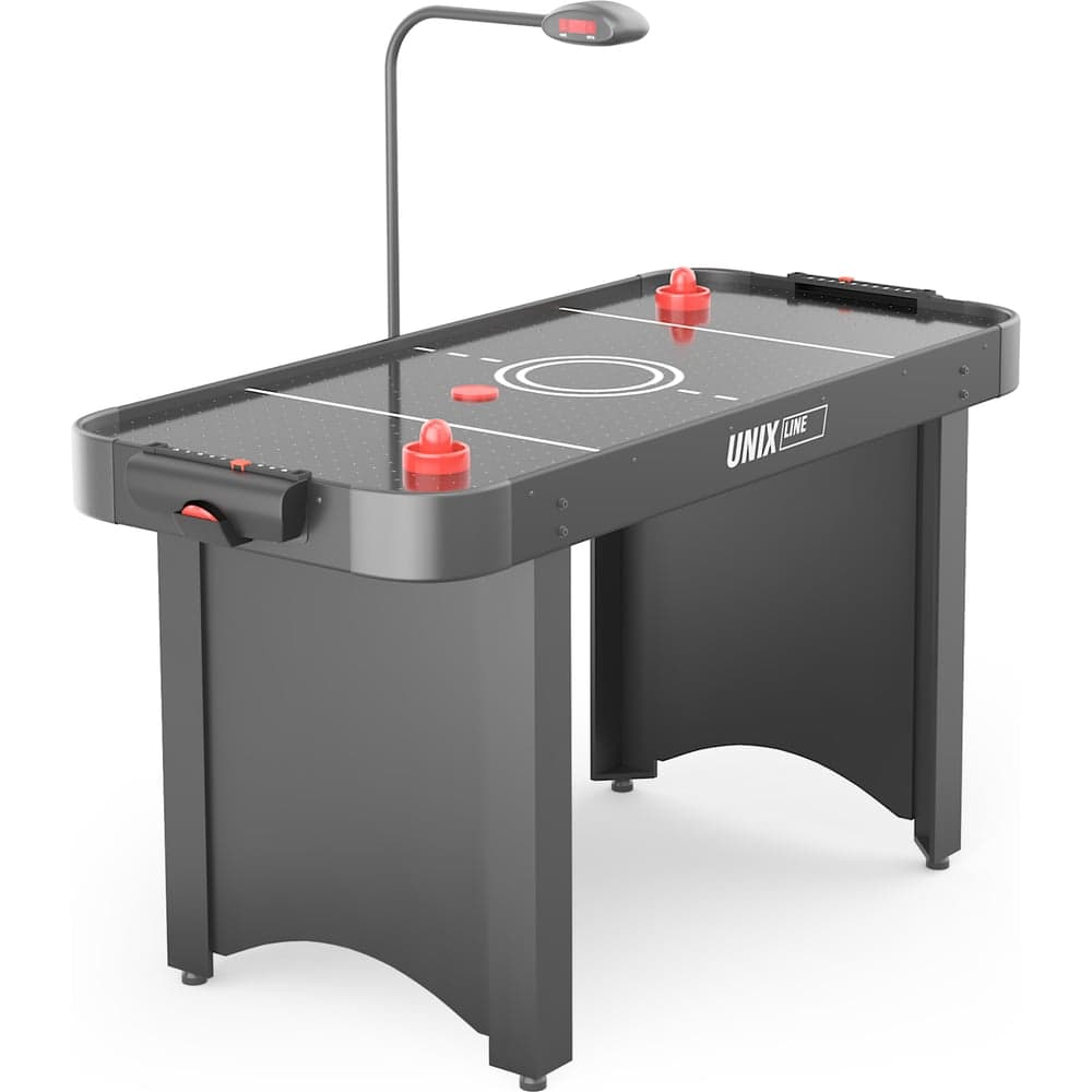 Игровой стол UNIXline Аэрохоккей 142x64 cм, Black GTH142X64EBK