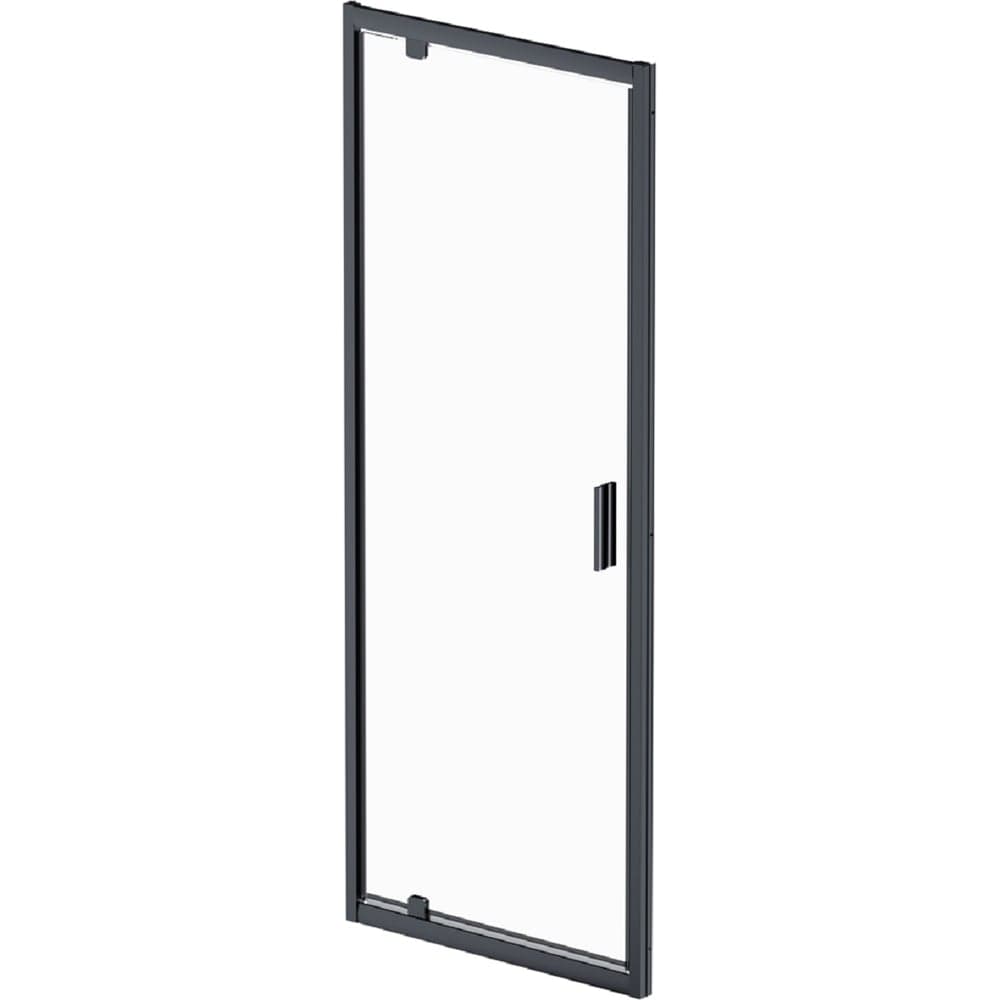 Дверь душевая распашная AM.PM Gem 80x195, черный, стекло прозрачное W90G-80-1P-BT