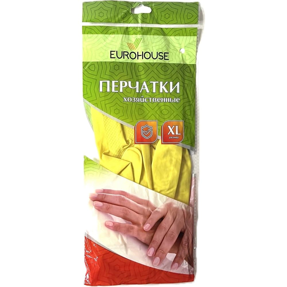 Латексные перчатки EUROHOUSE размер XL 3697