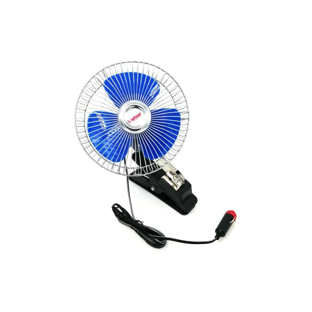 Вентилятор Megapower M-502C 16см 6 с решеткой металл на прищепке 24V Megapower M-502C-24 827017