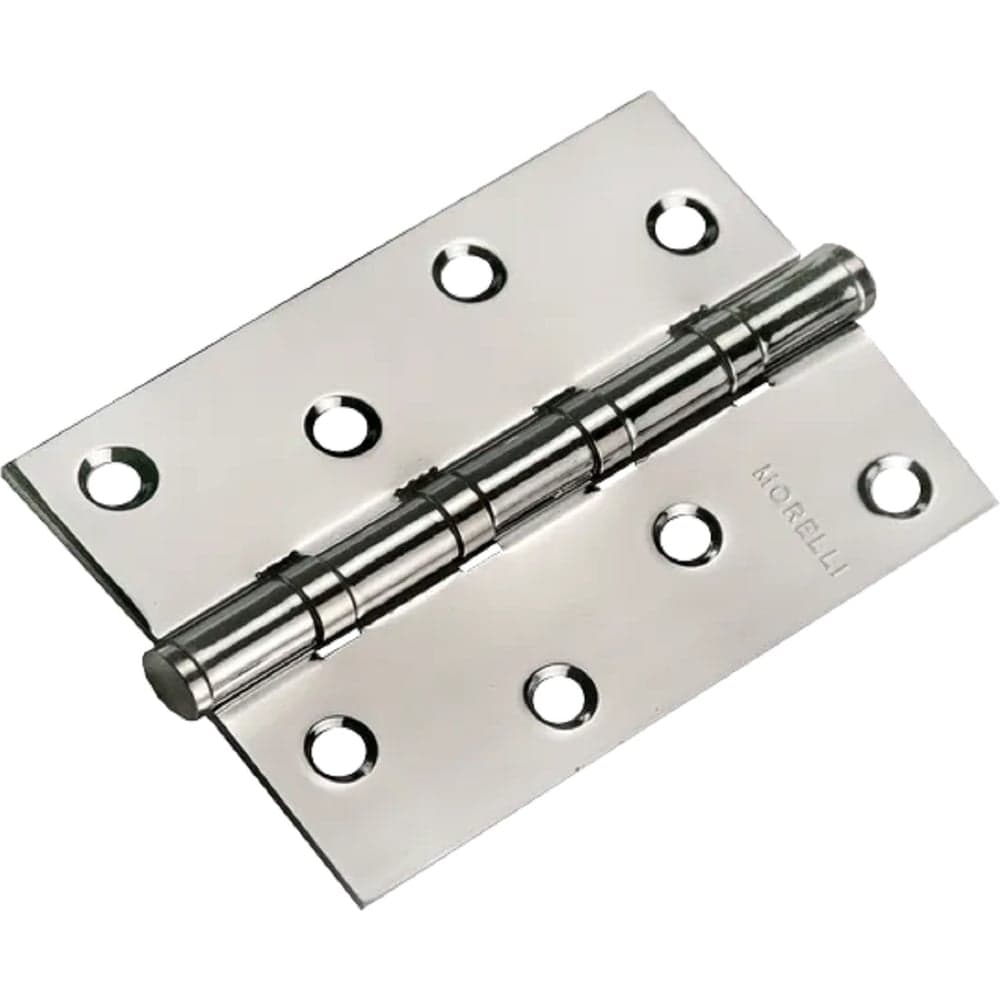 Петля стальная с подшипником универсальная MORELLI MSN 100x70x2.5-4BB SN цвет - бел.никель 9015125