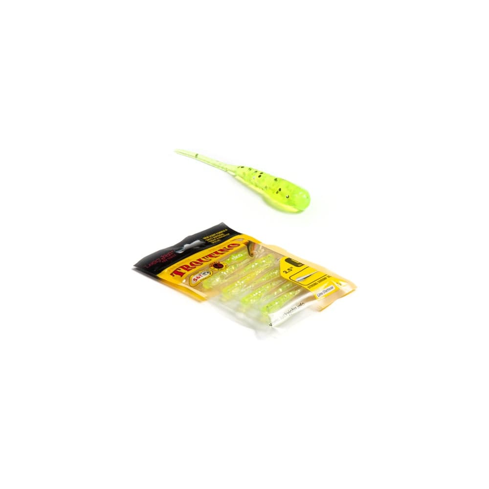 Съедобные искусственные твистеры LUCKY JOHN LJ Pro Series TROUTINO 2.5in, цвет 071, 8шт. 140126-071