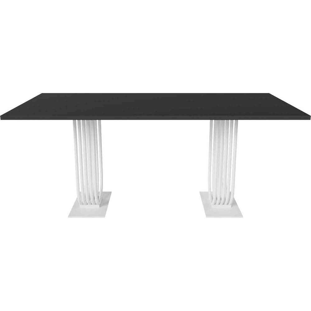 Обеденный прямоугольный кухонный стол GENGLASS ARFEO Duo, 180х90 GGT-28-3-2-18090
