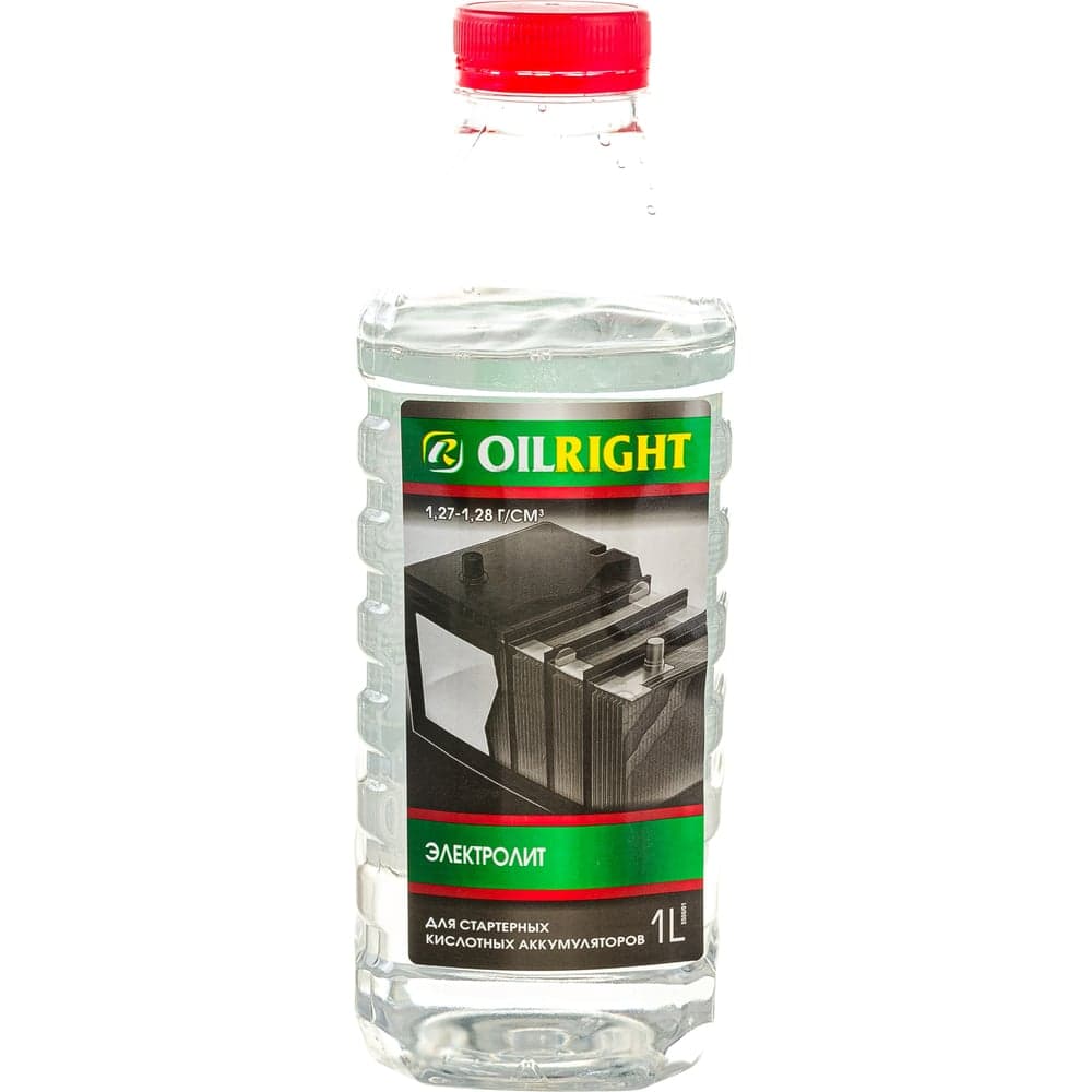 Электролит OILRIGHT 1 кг, 1.28 г/куб.см, пэт канистра 5500