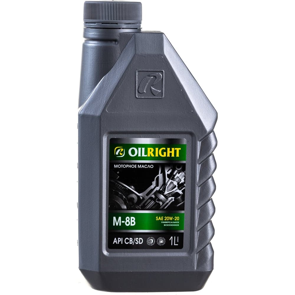 Моторное масло OILRIGHT М8В SAE 20W20, API CB/SD, 1 л 2486