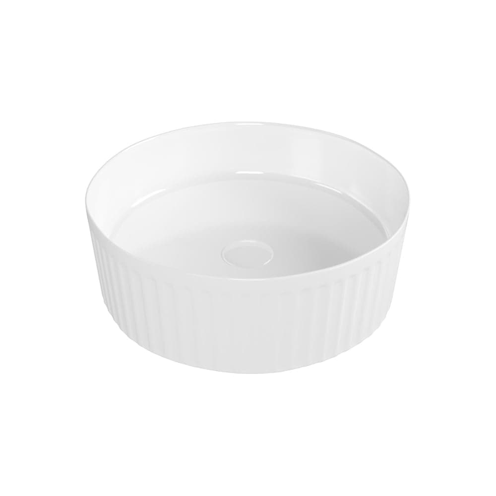 Раковина для ванной круглая накладная Teymi Martta D36 белая T52102 ЦБ-00270391