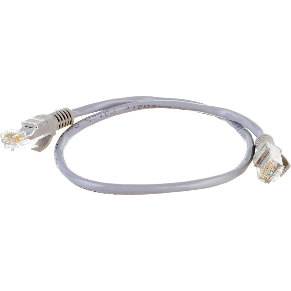 Патч-корд ExeGate UTP-RJ45-RJ45-5e-0,5M-GY, UTP, cat.5e, 0.5м, серый 169509