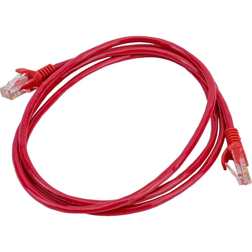 Патч-корд ExeGate UTP-RJ45-RJ45-5e-1,5M-RD, UTP, cat.5e, 1.5м, красный 258670