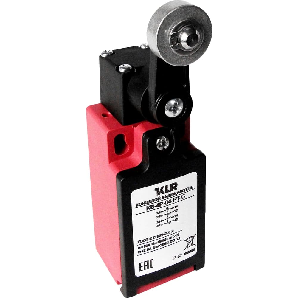 Выключатель концевой KLR /KB-4P-04-PT-C 2NO/2NC Snap action/10A/600VAC/Ввод M20 8800018