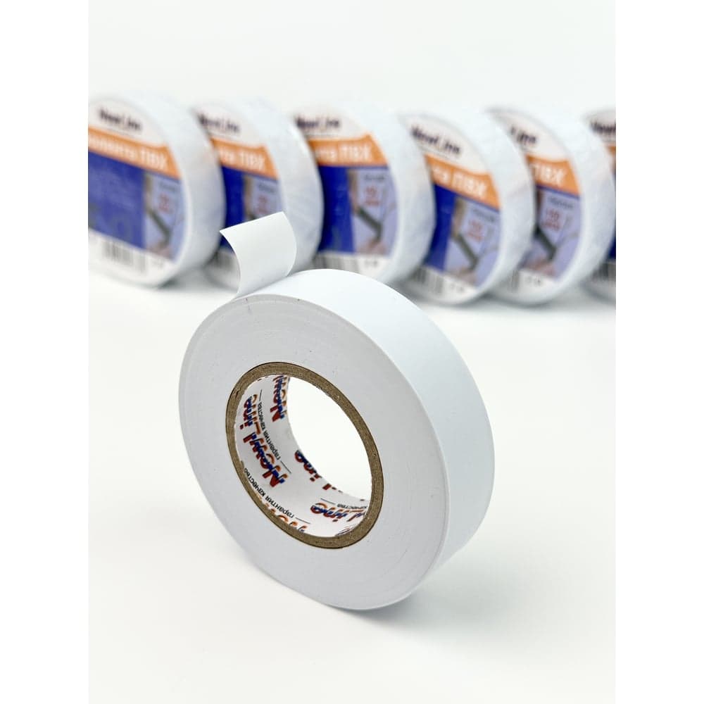 Изолента ПВХ 19 мм х 20 м белая NewLine 1044