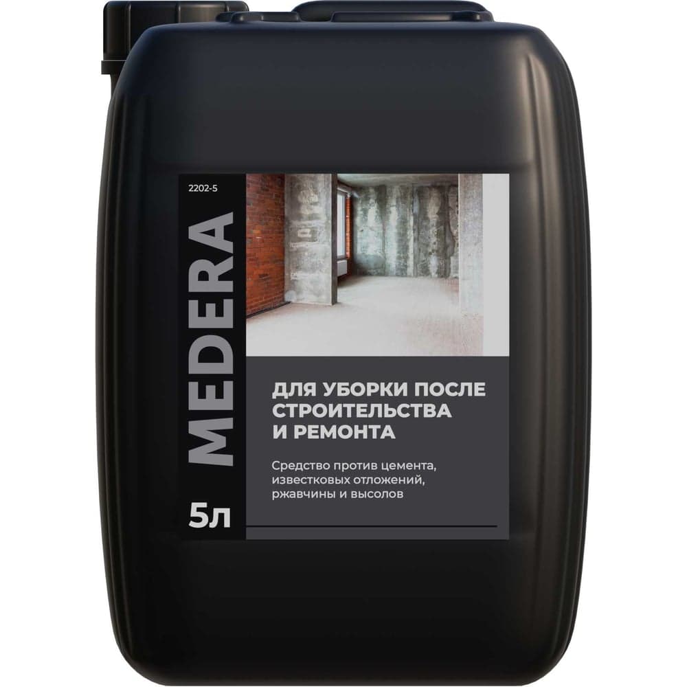 Средство для уборки после строительства и ремонта MEDERA ALFA 20 Concentrate 5 л 2202-5