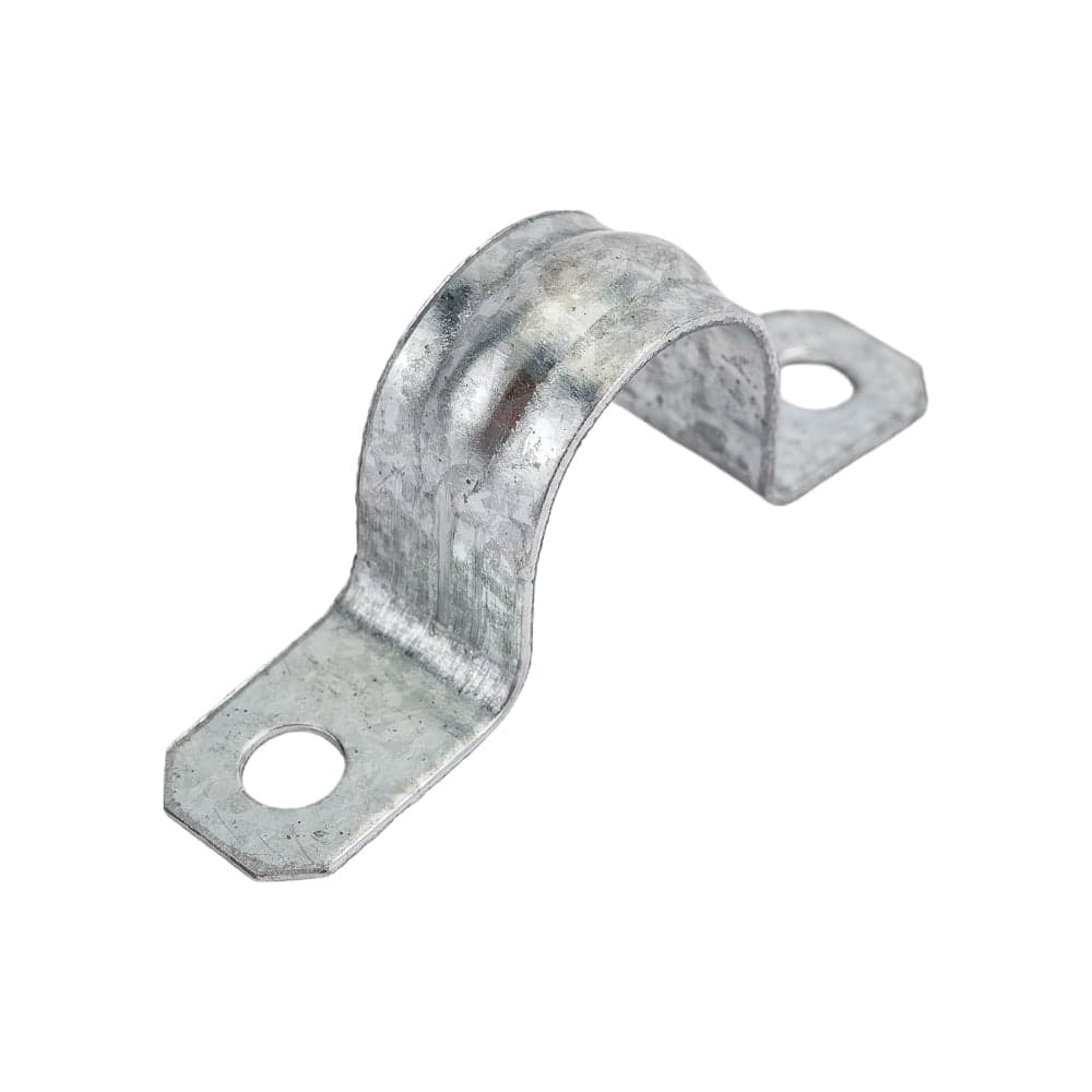 Металлическая двухлапковая скоба EKF d21-22 мм, 10 шт. PROxima sm-2-21-22-r