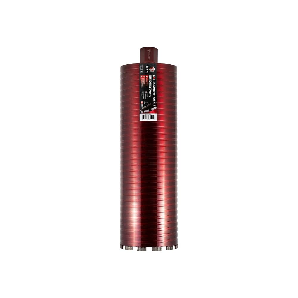 Сверло алмазное сегментное сухое Diam 152x450х12x1,1/4UNC Титан ХИТ серия Экстра (арм. бетон) 313042