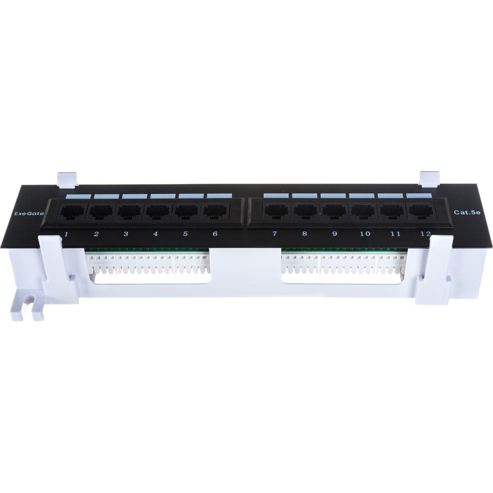 Патч-панель ExeGate EPPW-12-8P8C-C5e-FR UTP.настенная.12.port.cat.5e.dual.IDC.RoHS 256754