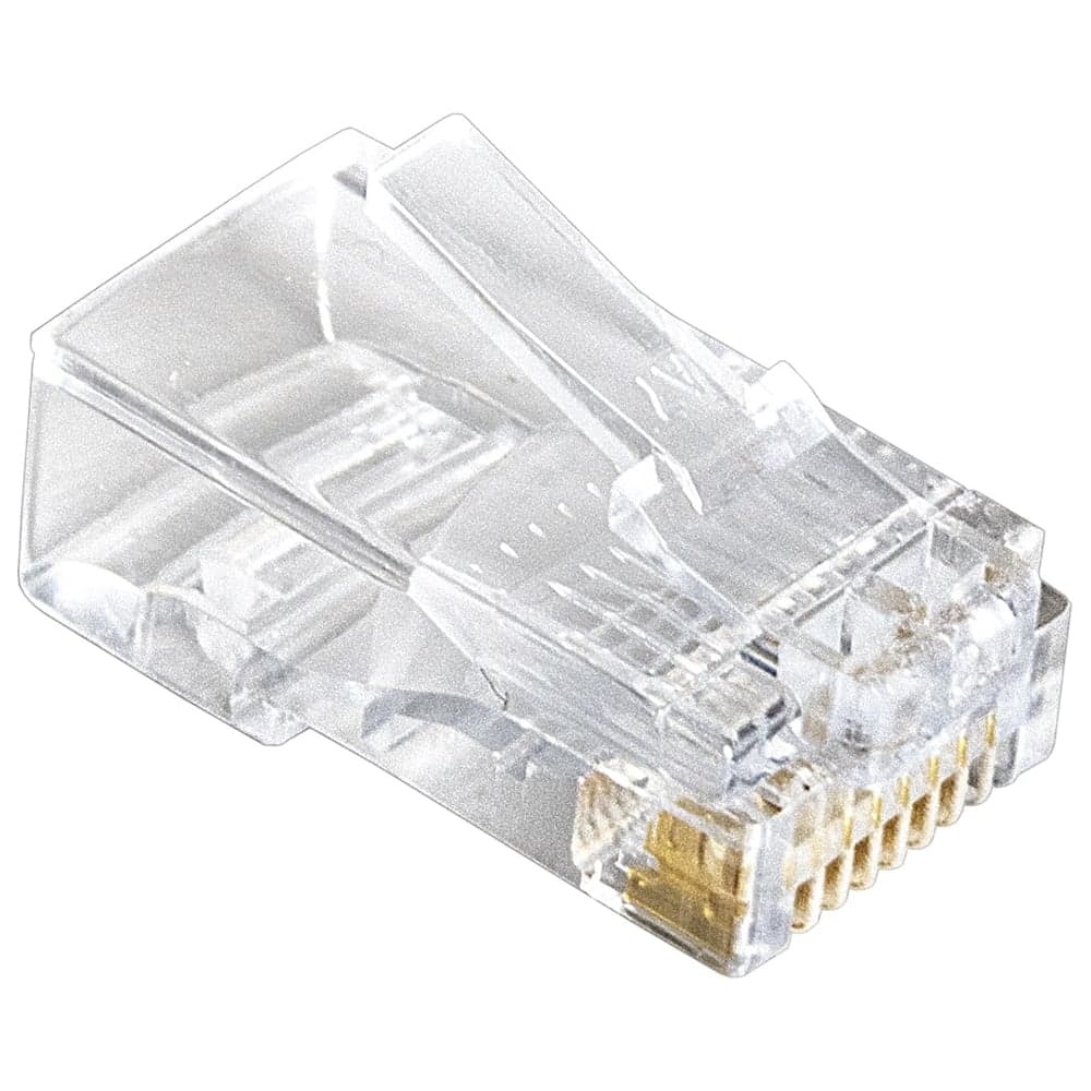 Коннектор RJ-45 ExeGate Категория 5 V 8P8C под одножильный кабель 100шт 158091