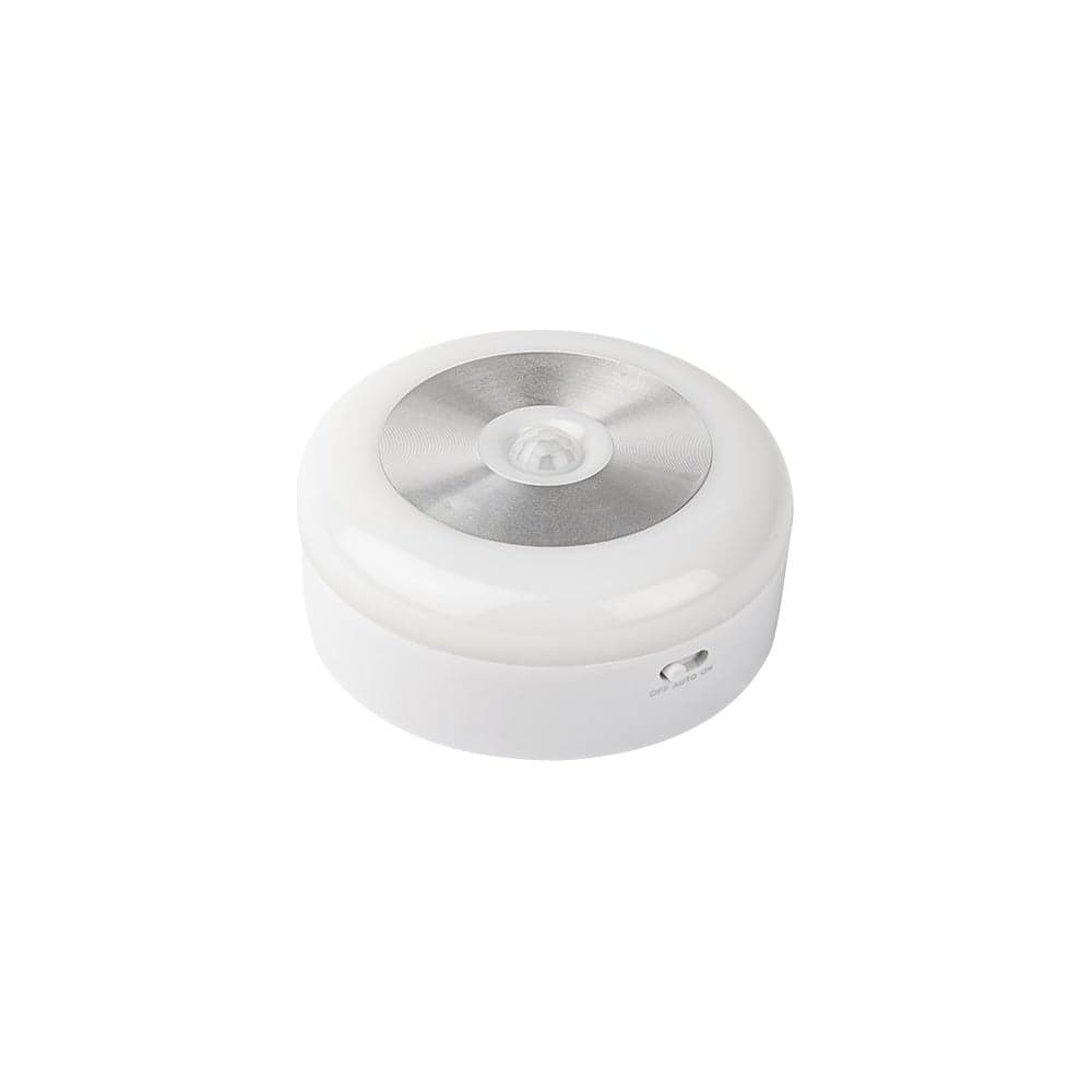 Светодиодный светильник Jazzway TS6-L1W-SENS 6SMD 0.8Вт 3500-4000К 60лм IP43 постоян. свечение с датчиком движения и освещенности 3хAAA (не входят в комплект) 5031692